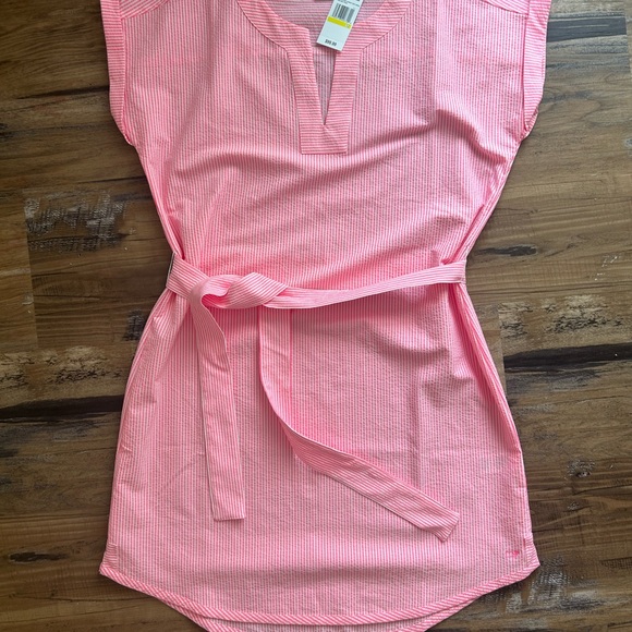 Vineyard Vines Pink Striped Tunic - Picture 1 of 7